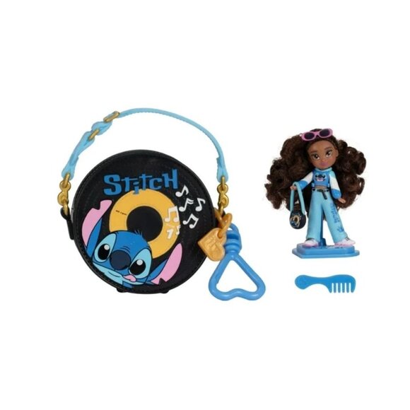 Disney Ily Tote-ILY-Teenies Purse with Stitch Inspired Doll, 2.25 in - Blue - Picture 9 of 9